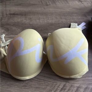 Victoria's Secret Pink Yellow push up bra